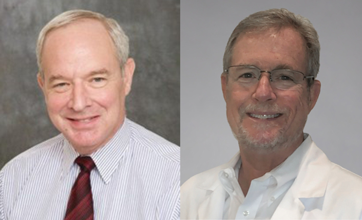 Justin Zivin (left) and Patrick Lyden (right)