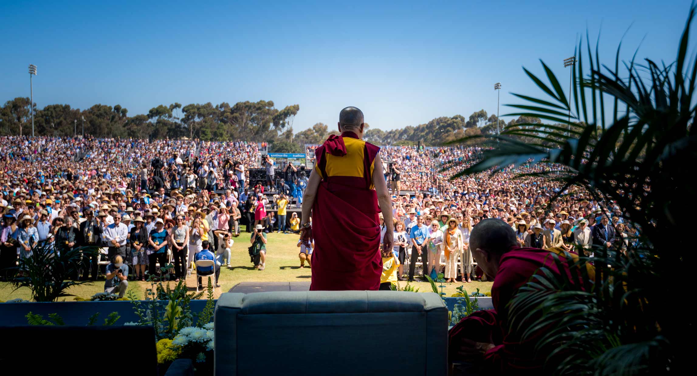 Slideshow: The Dalai Lama Public Address