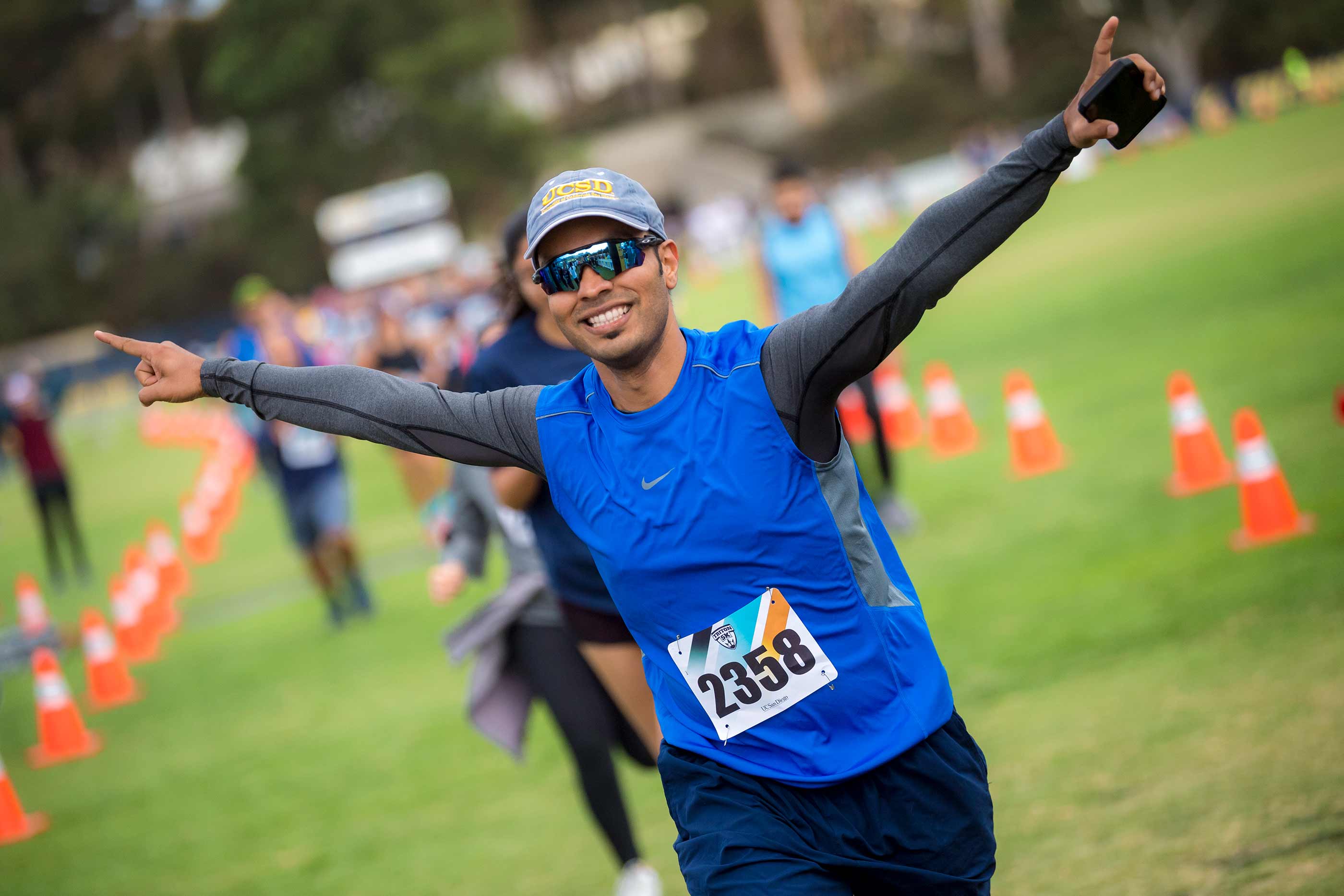 Triton 5k finish line