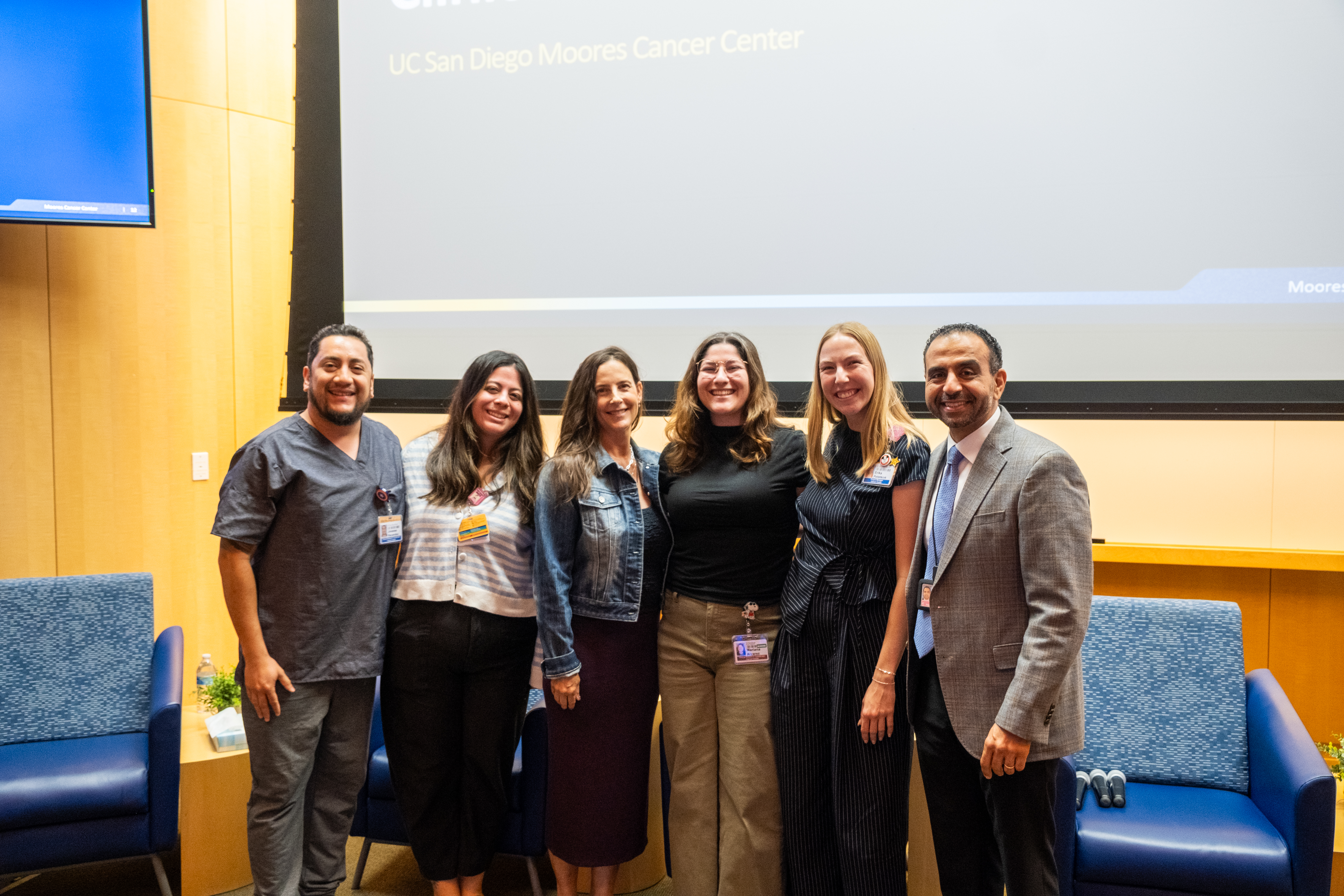 Dr. Eskander with patient panelist