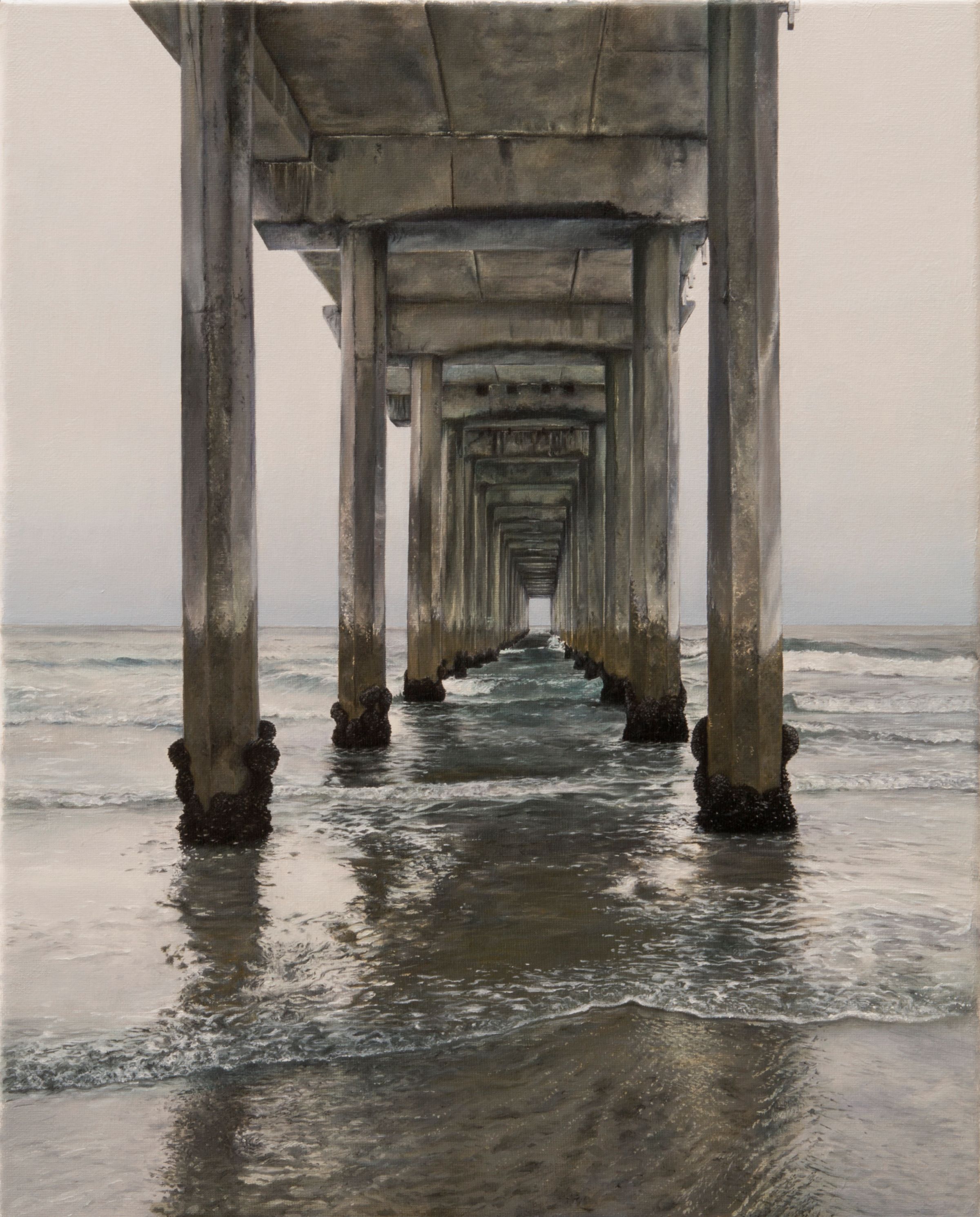 Painting of Scripps Pier