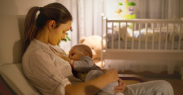 Image of mother breastfeeding an infant