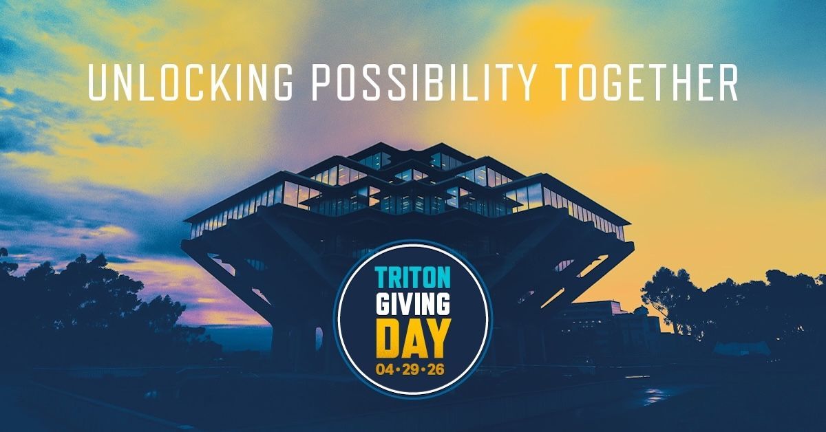 UC San Diego Community to Come Together for Triton Giving Day on April 29