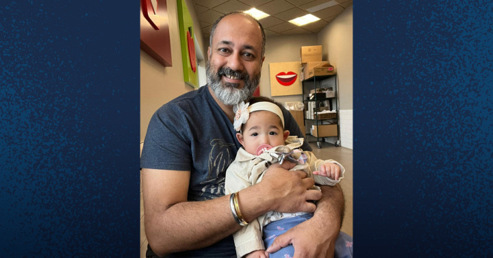 Image of Gavenraj Sodhi and daughter Maddie.