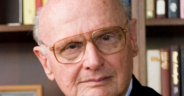  Nobel Laureate Harry Markowitz, former adjunct professor at the University of California San Diego Rady School of Management. Credit: UC San Diego Rady School of Management. 