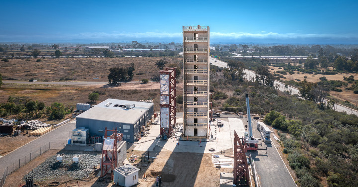 Engineers Shake Tallest Steel-framed Building Ever Tested on an Earthquake Simulator